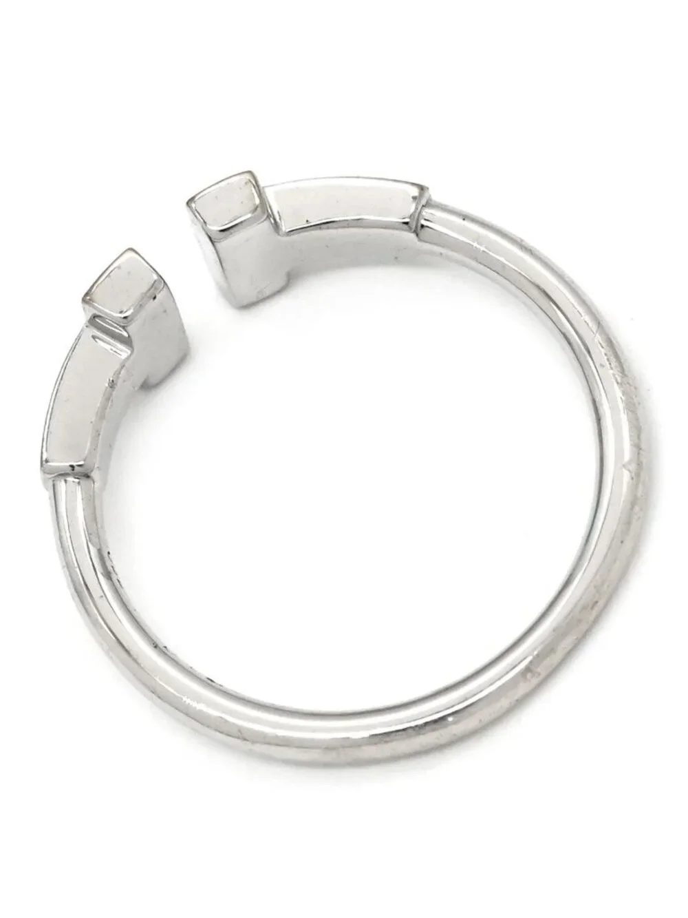 Tiffany & Co Ring T Diamond Wire White Gold T& 18K WG